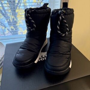 Sorel Black Kids Snow Boots